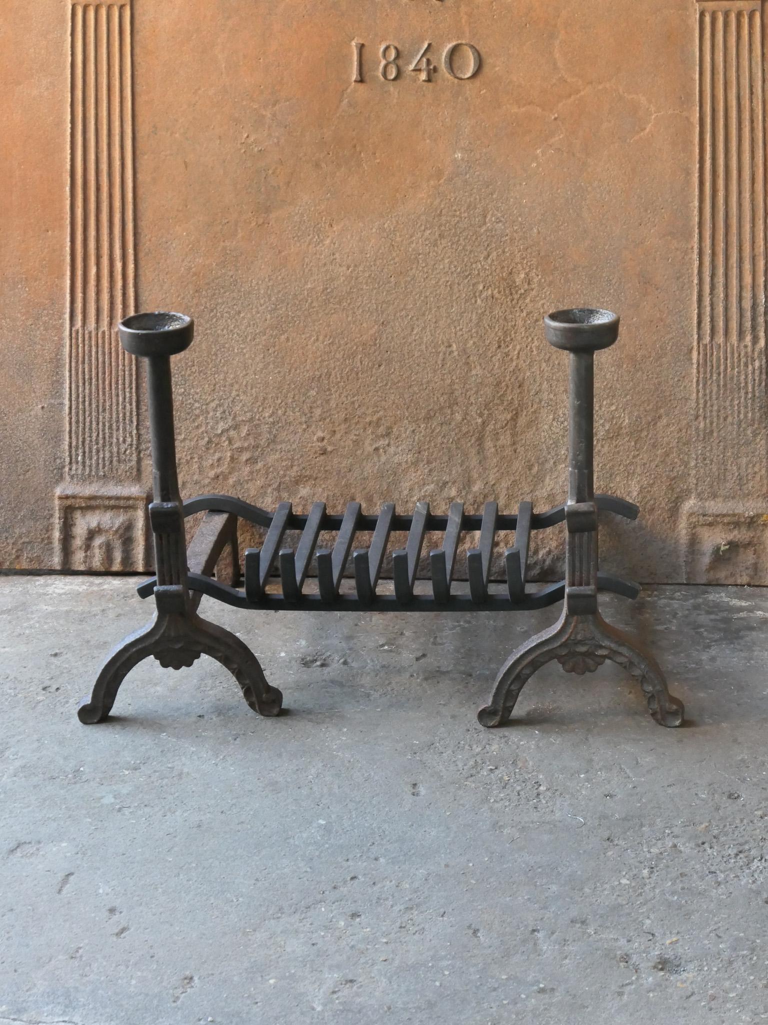 fireplace grate with blower