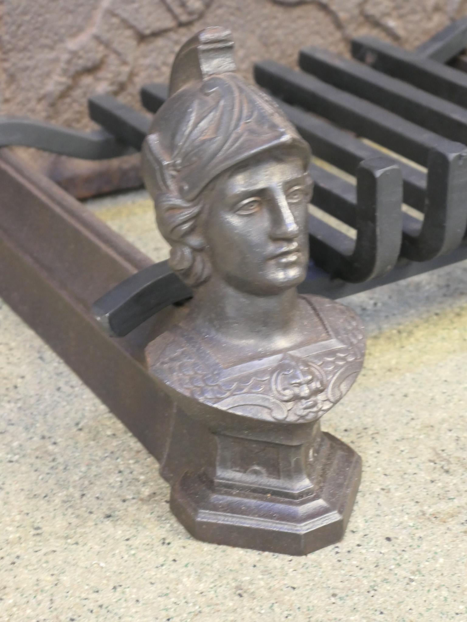 Antique French Napoleon III, griglia per caminetto, XIX secolo In condizioni buone in vendita a Soest, NL