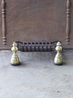 Antique French Napoleon III Fire Grate, Fireplace Grate