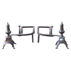 Antique French Napoleon III Fire Grate, Fireplace Grate