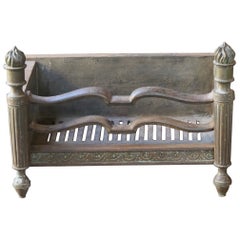 Antique French Napoleon III Fire Grate, Fireplace Grate