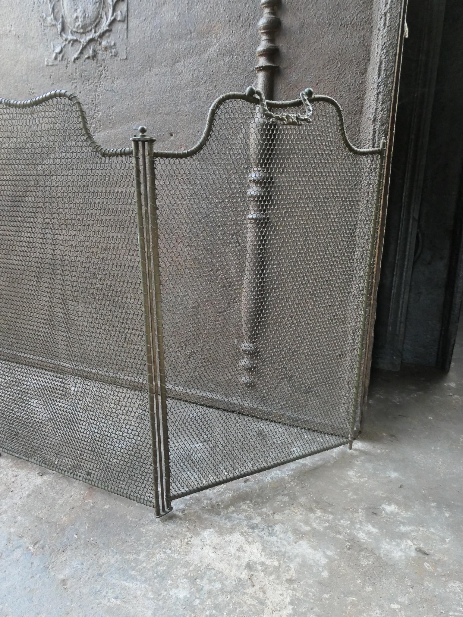 Antique French Napoleon III Fire Screen, 19th Century 10