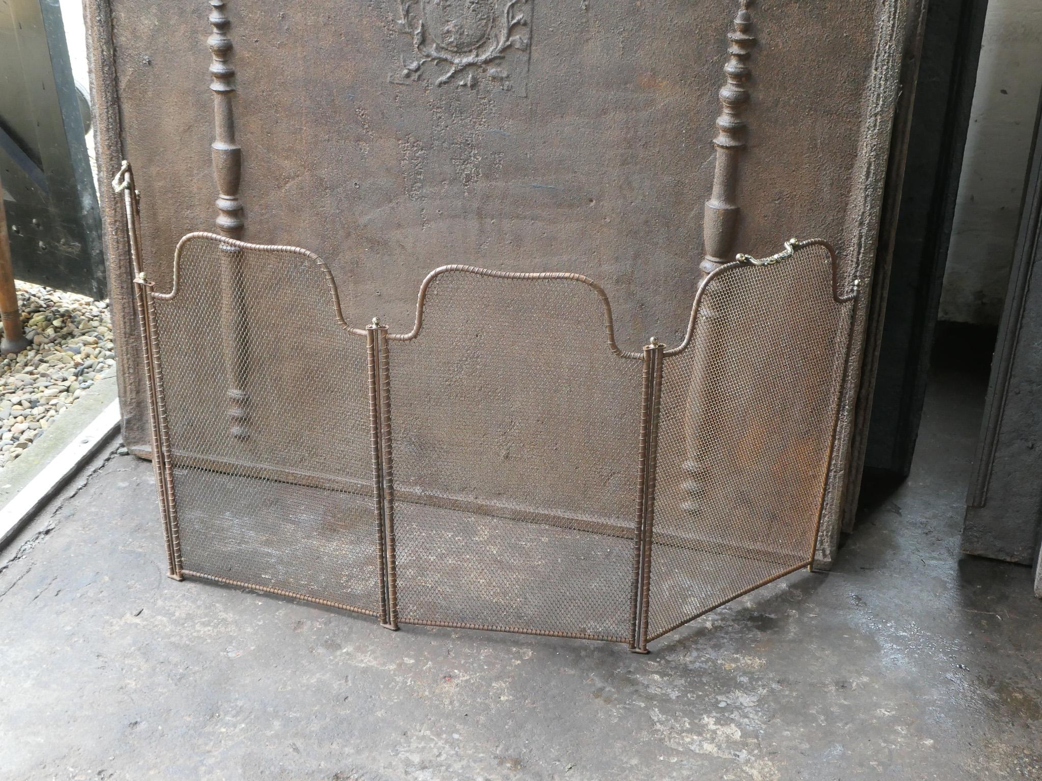 Ottone Parafuoco francese Napoleone III, XIX secolo in vendita