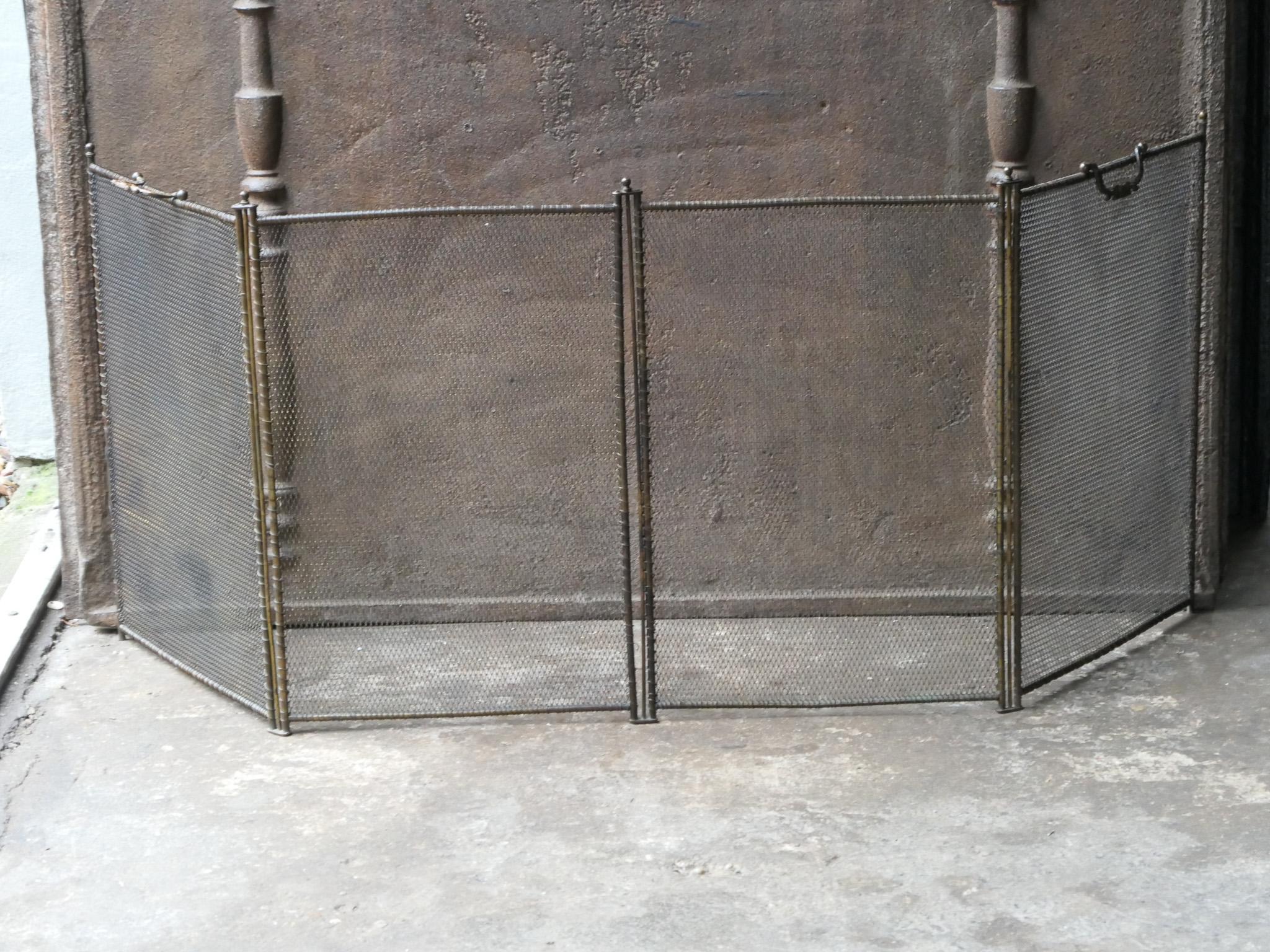 Antique French Napoleon III Fire Screen, 19th Century 3