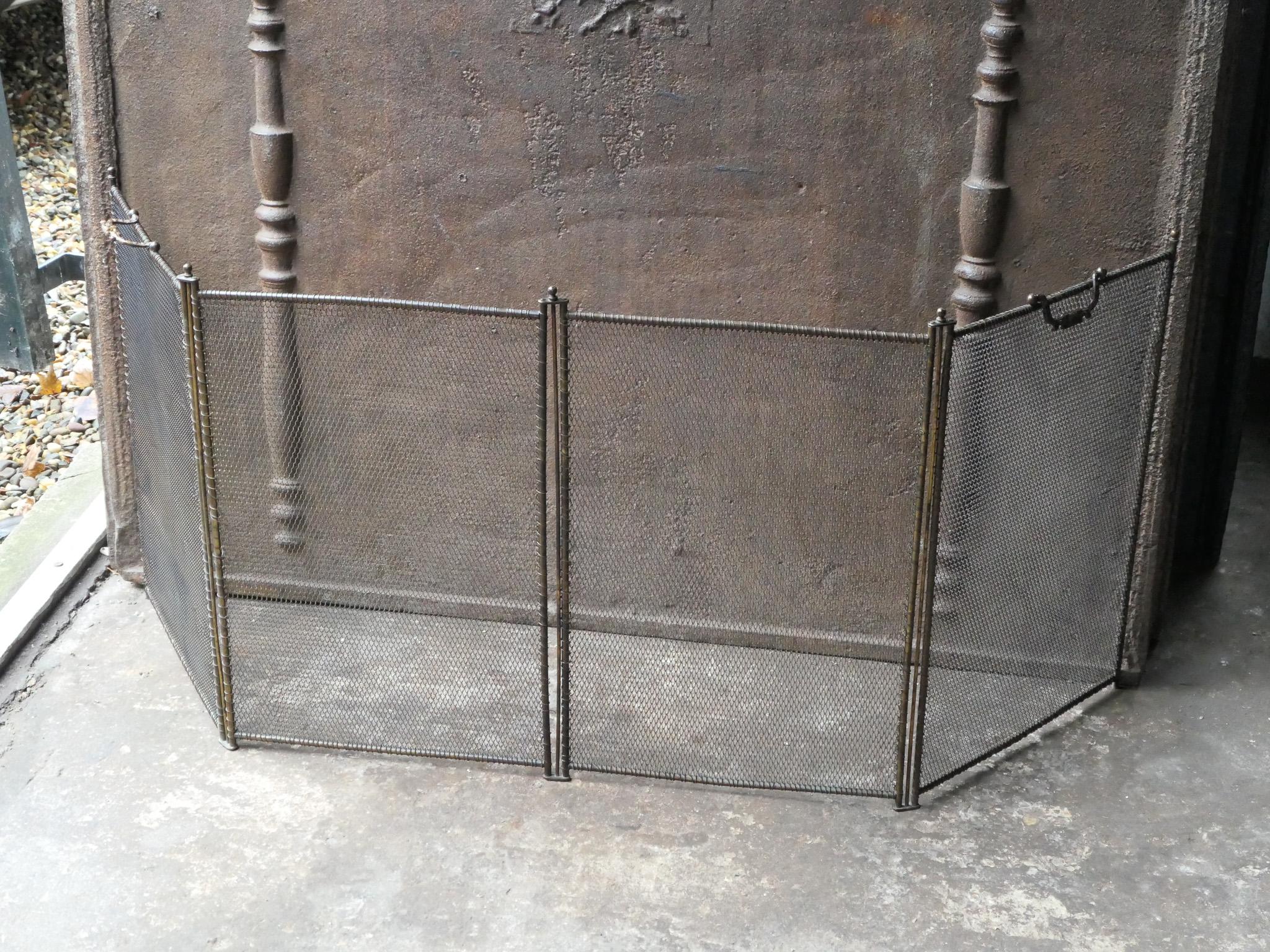 Antique French Napoleon III Fire Screen, 19th Century 4