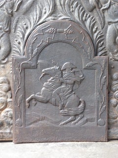 Antique French Napoleon III Fireback / Backsplash, 19th Century