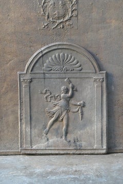 Antique French Napoleon III Fireback / Backsplash, 19th Century