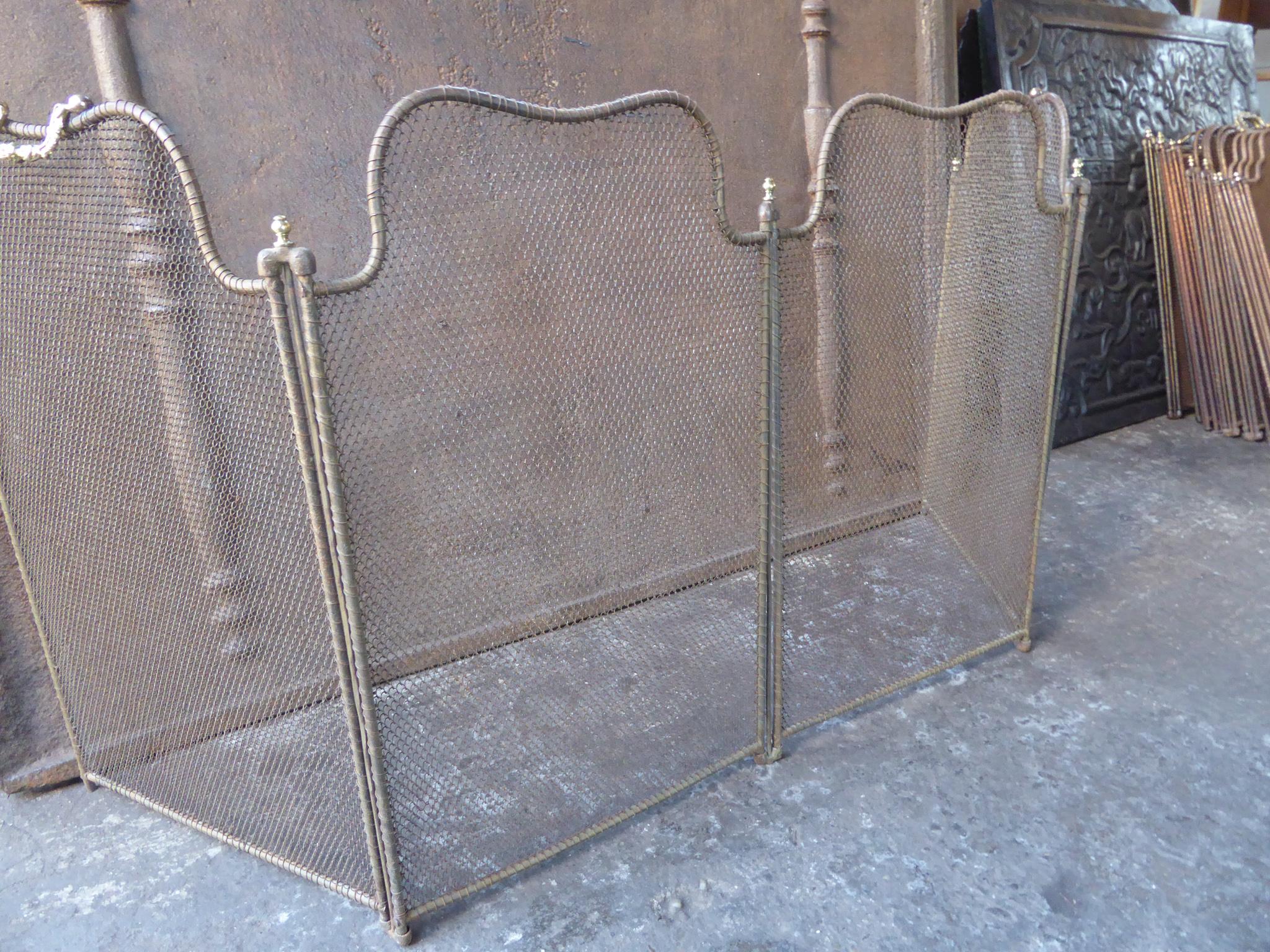 Antique French Napoleon III Fireplace Screen or Fire Screen, 19th Century 6