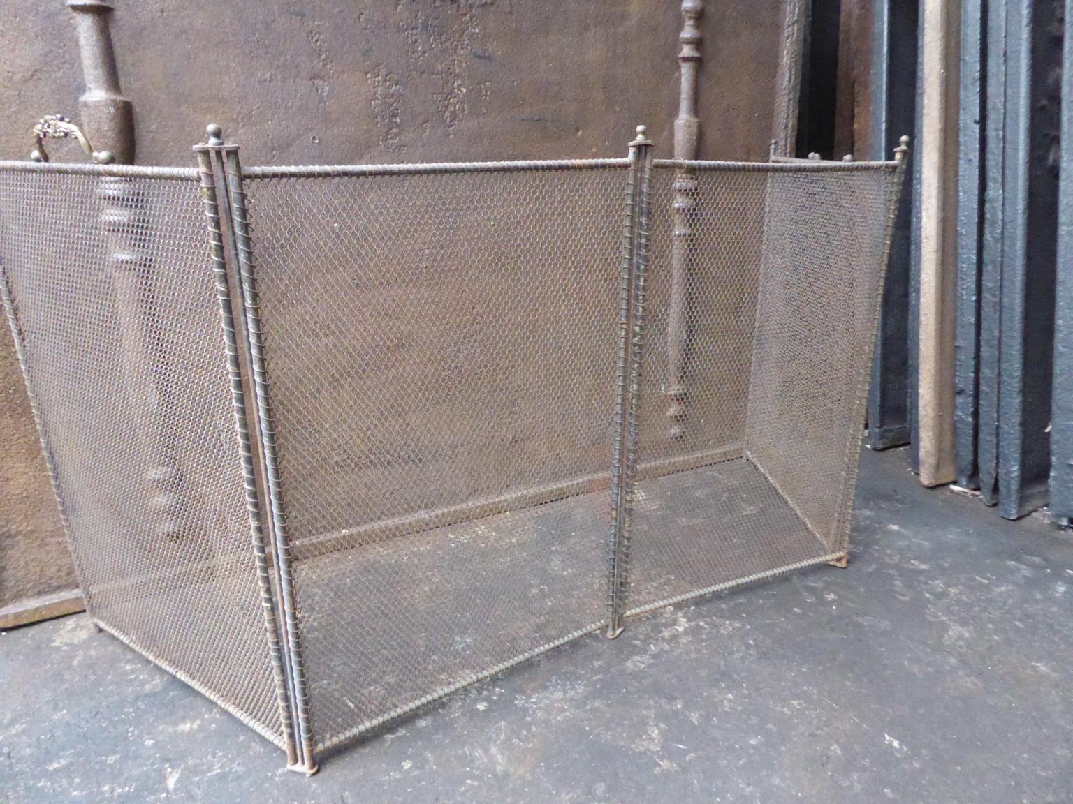 Antique French Napoleon III Fireplace Screen or Fire Screen, 19th Century 7