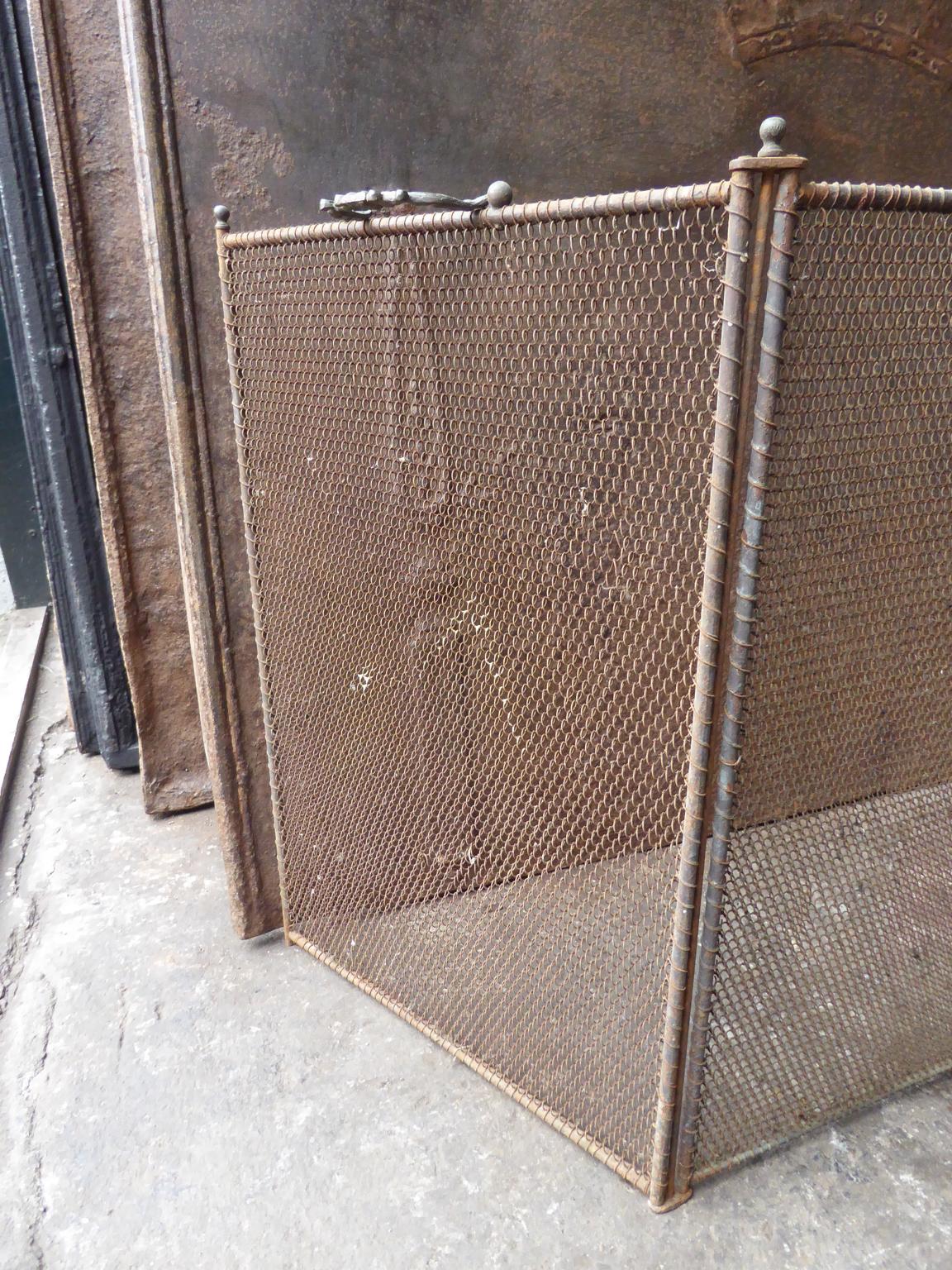 Antique French Napoleon III Fireplace Screen or Fire Screen, 19th Century 7