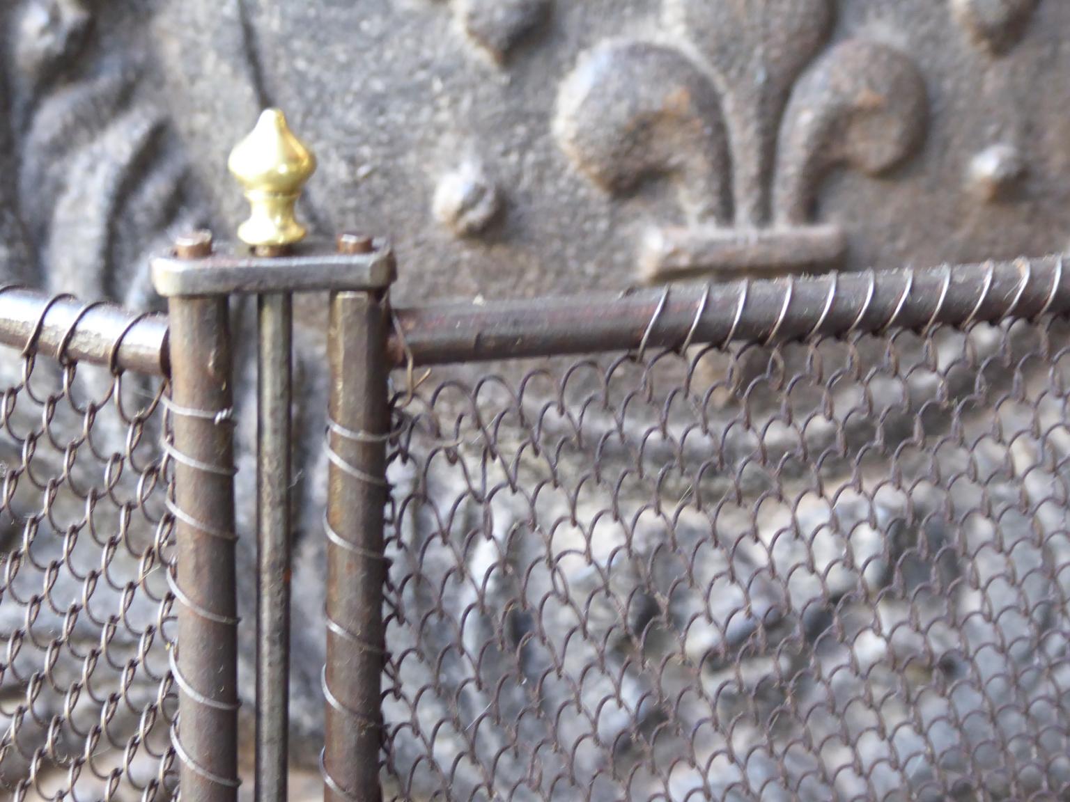 Antique French Napoleon III Fireplace Screen or Fire Screen, 19th Century 8