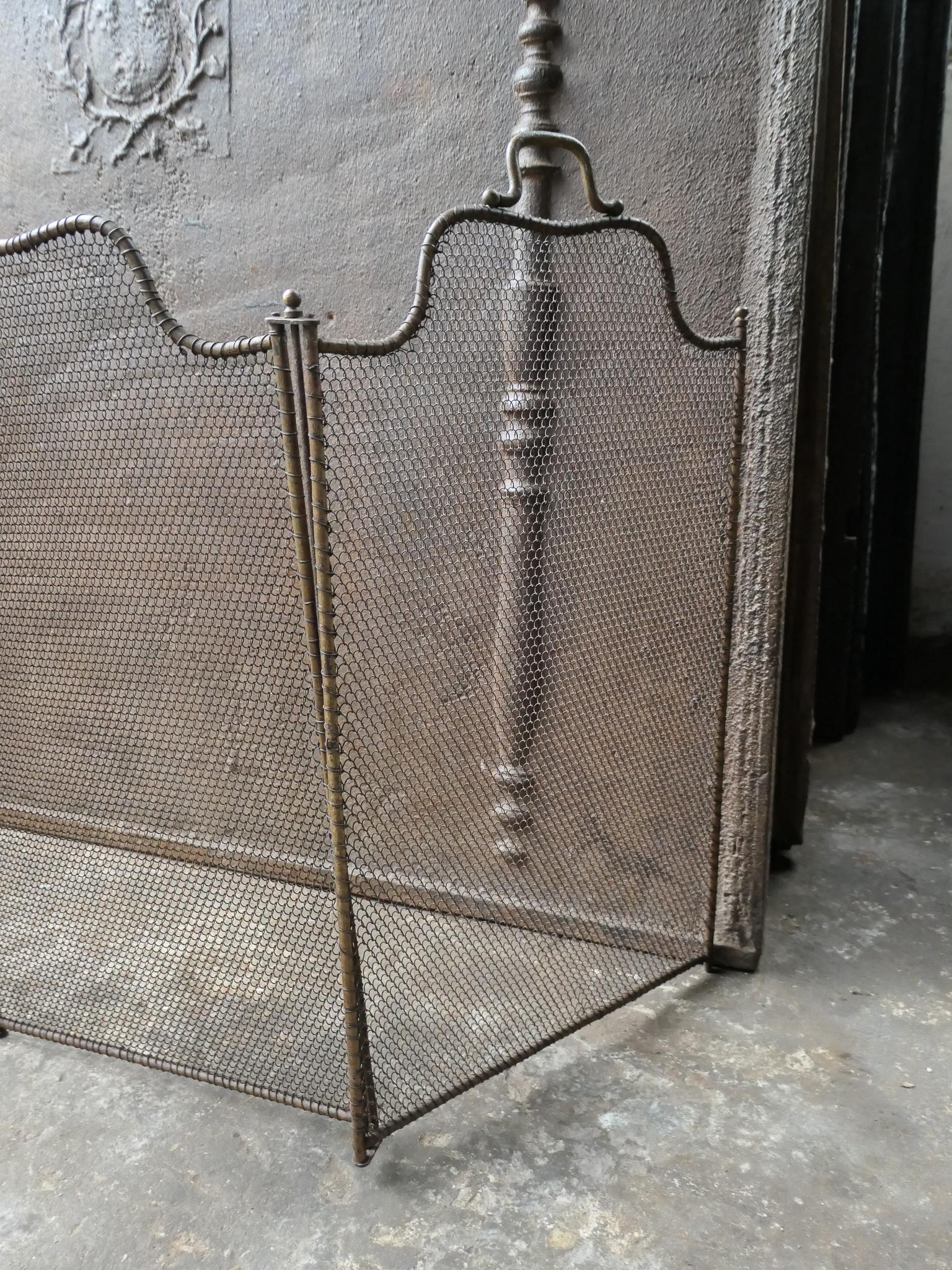 Antique French Napoleon III Fireplace Screen or Fire Screen, 19th Century 9