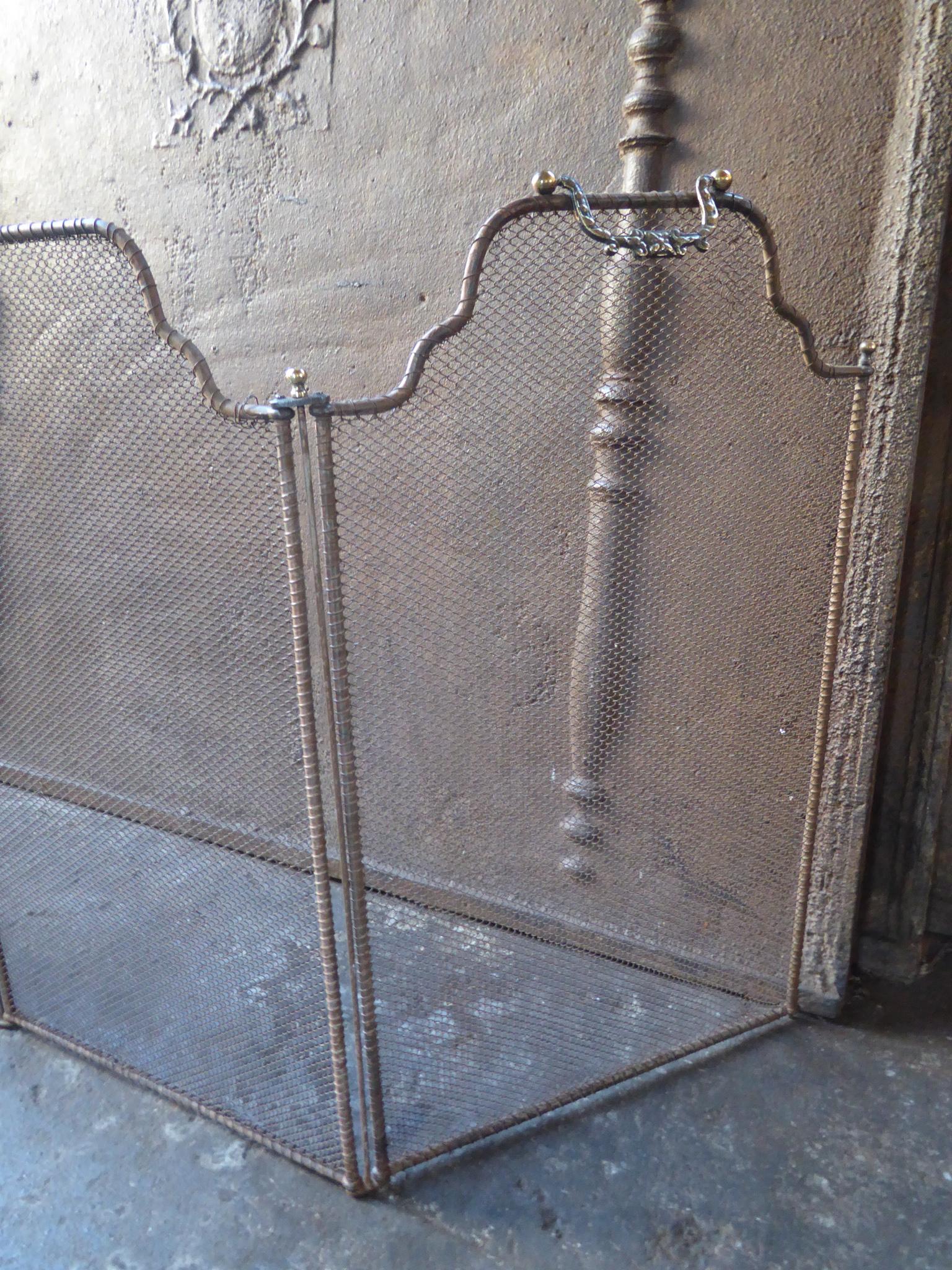 Antique French Napoleon III Fireplace Screen or Fire Screen, 19th Century 11