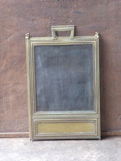 Antique French Napoleon III Fireplace Screen or Fire Screen, 19th Century