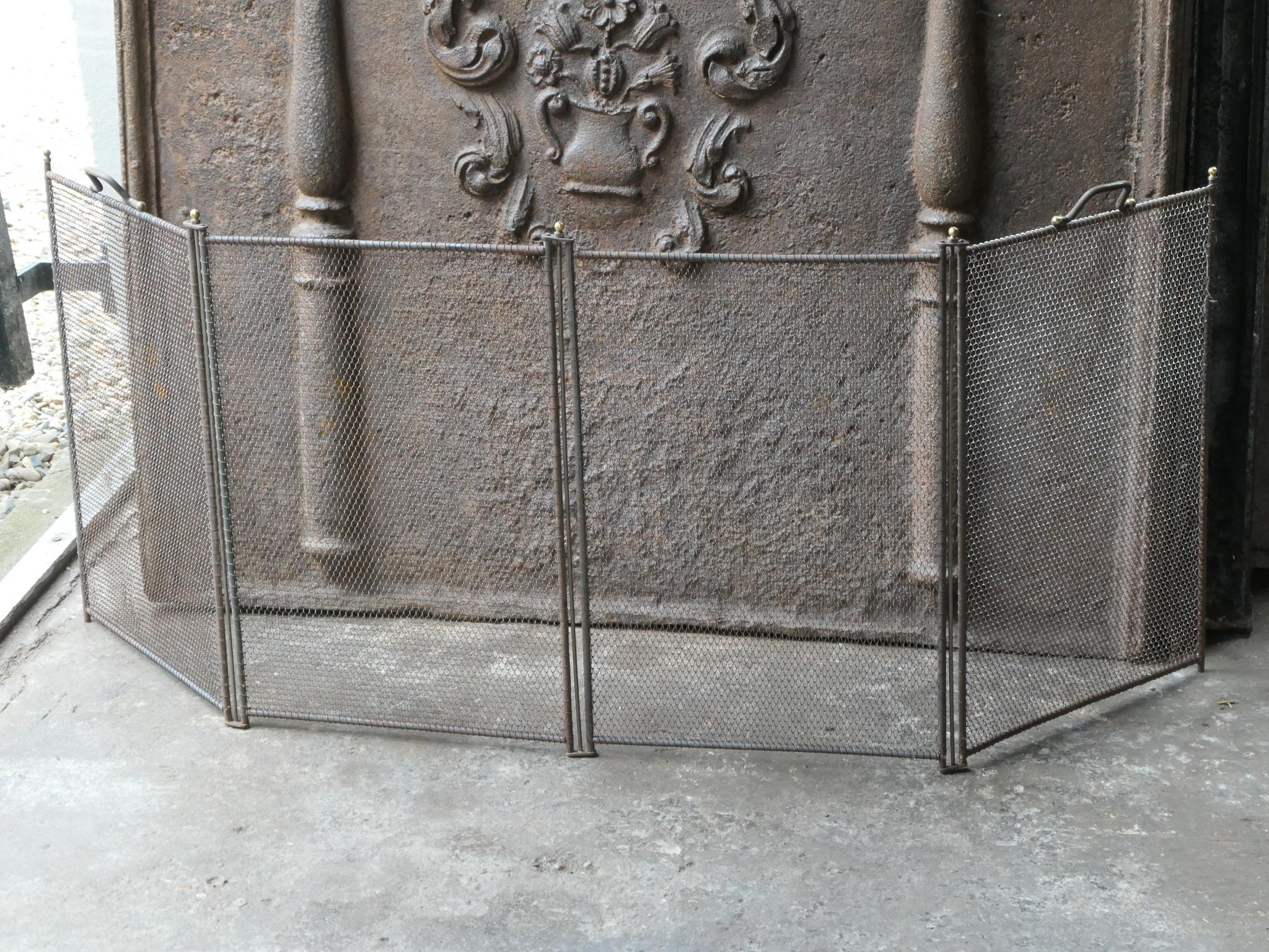 Antique French Napoleon III Fireplace Screen or Fire Screen, 19th Century For Sale 1
