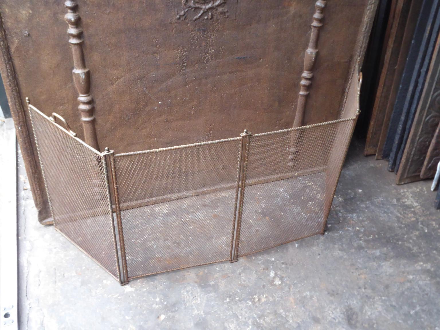 Antique French Napoleon III Fireplace Screen or Fire Screen, 19th Century 2