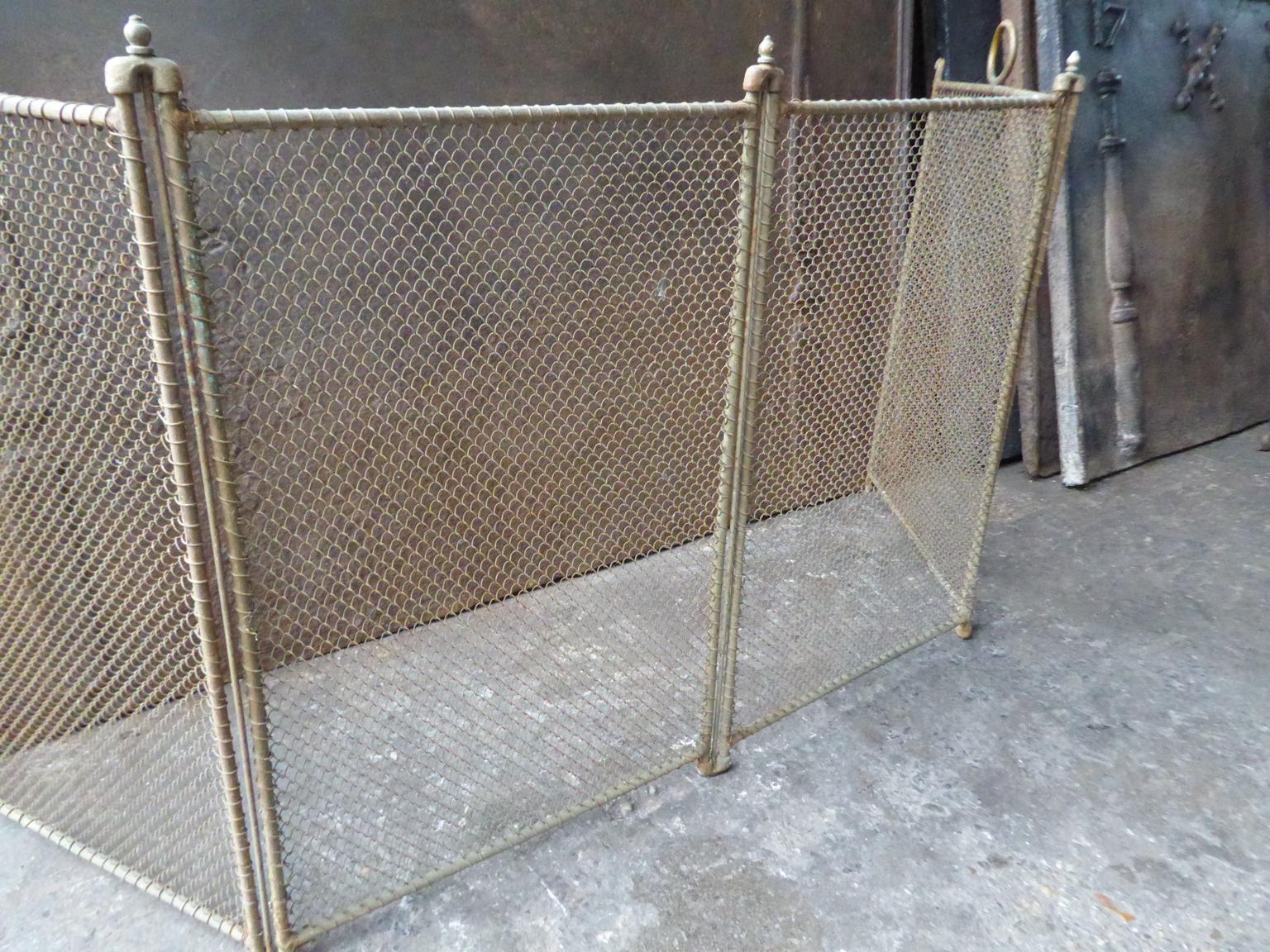 Antique French Napoleon III Fireplace Screen or Fire Screen, 19th Century 2