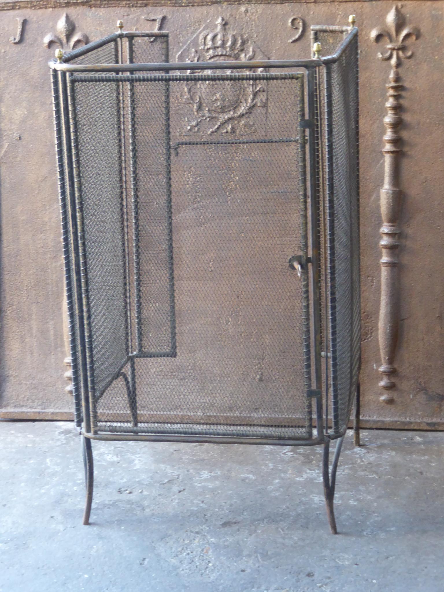 Antique French Napoleon III Fireplace Screen or Fire Screen, 19th Century For Sale 2