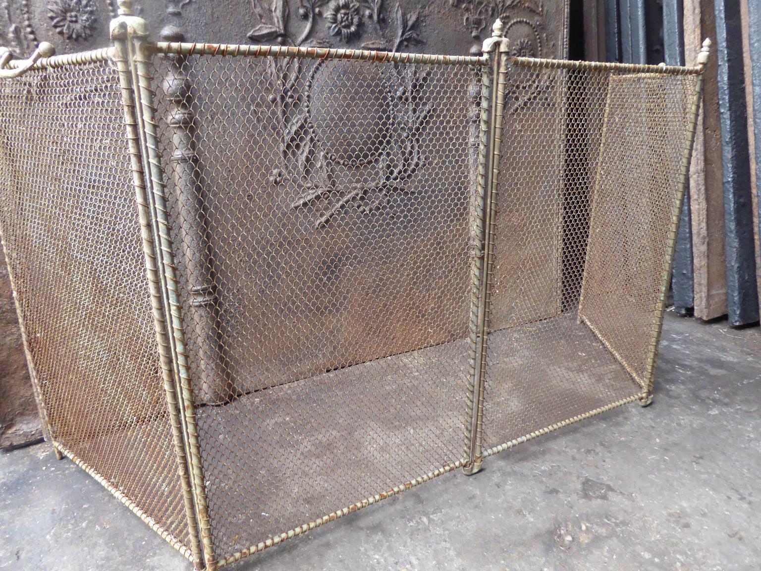 Antique French Napoleon III Fireplace Screen or Fire Screen, 19th Century 3