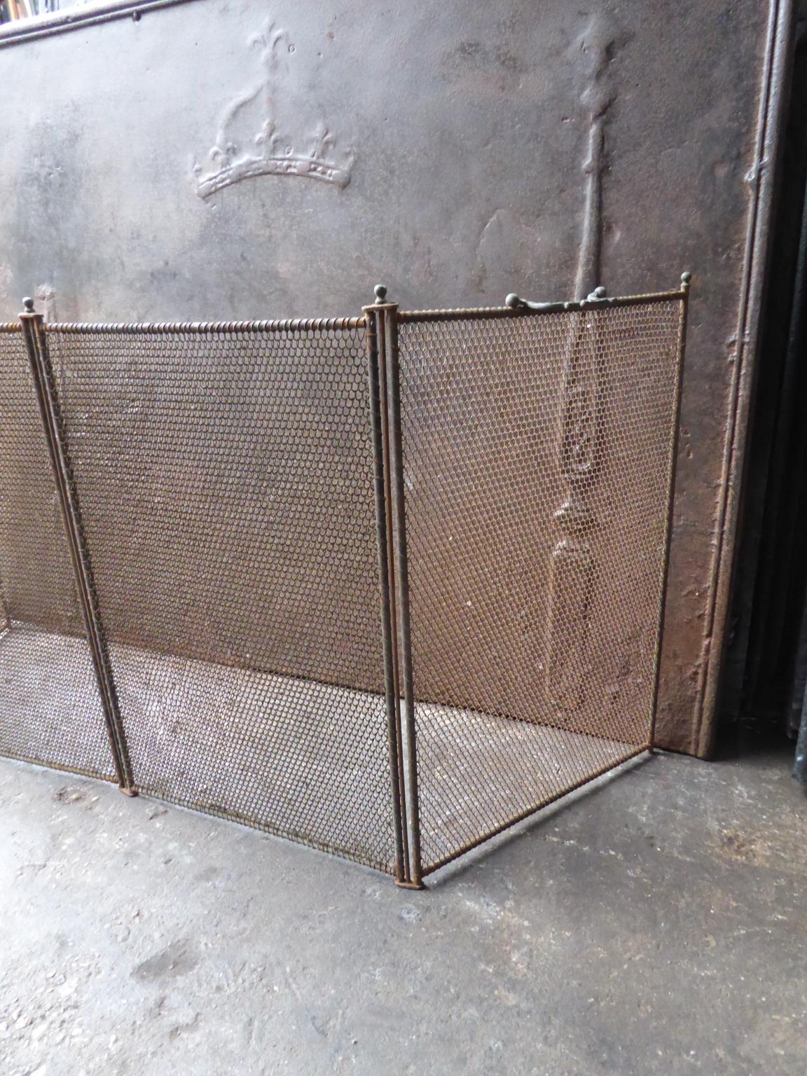 Antique French Napoleon III Fireplace Screen or Fire Screen, 19th Century 3