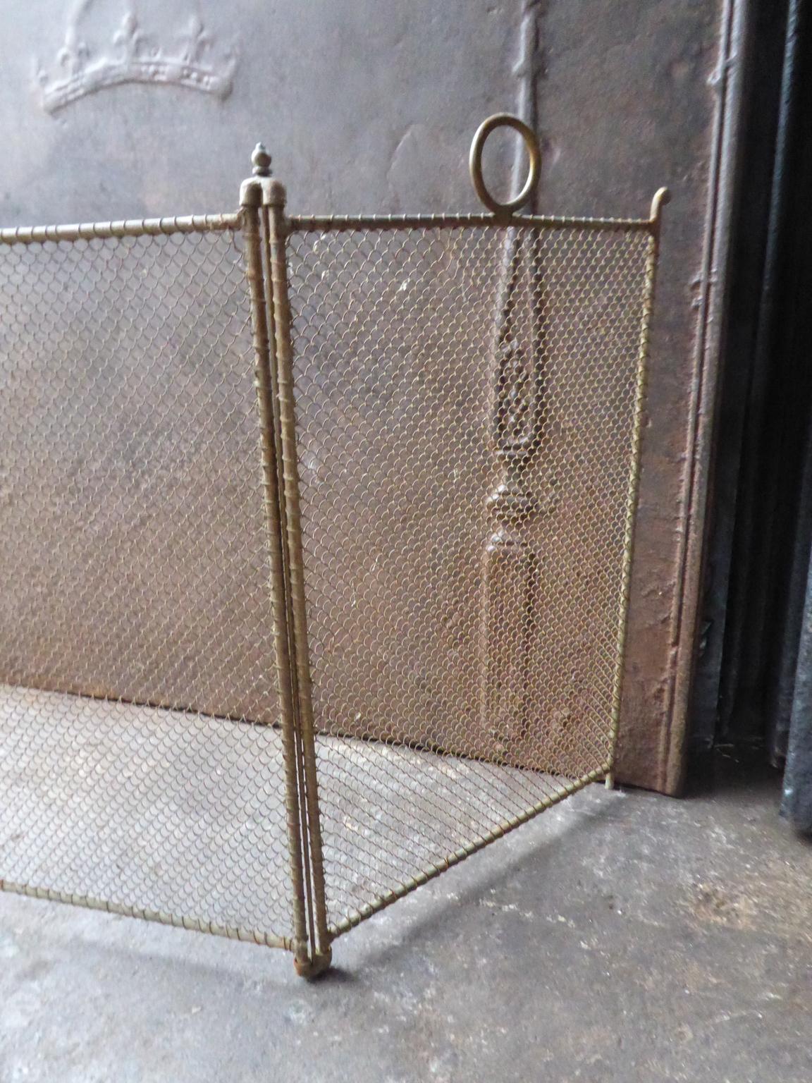 Antique French Napoleon III Fireplace Screen or Fire Screen, 19th Century 3