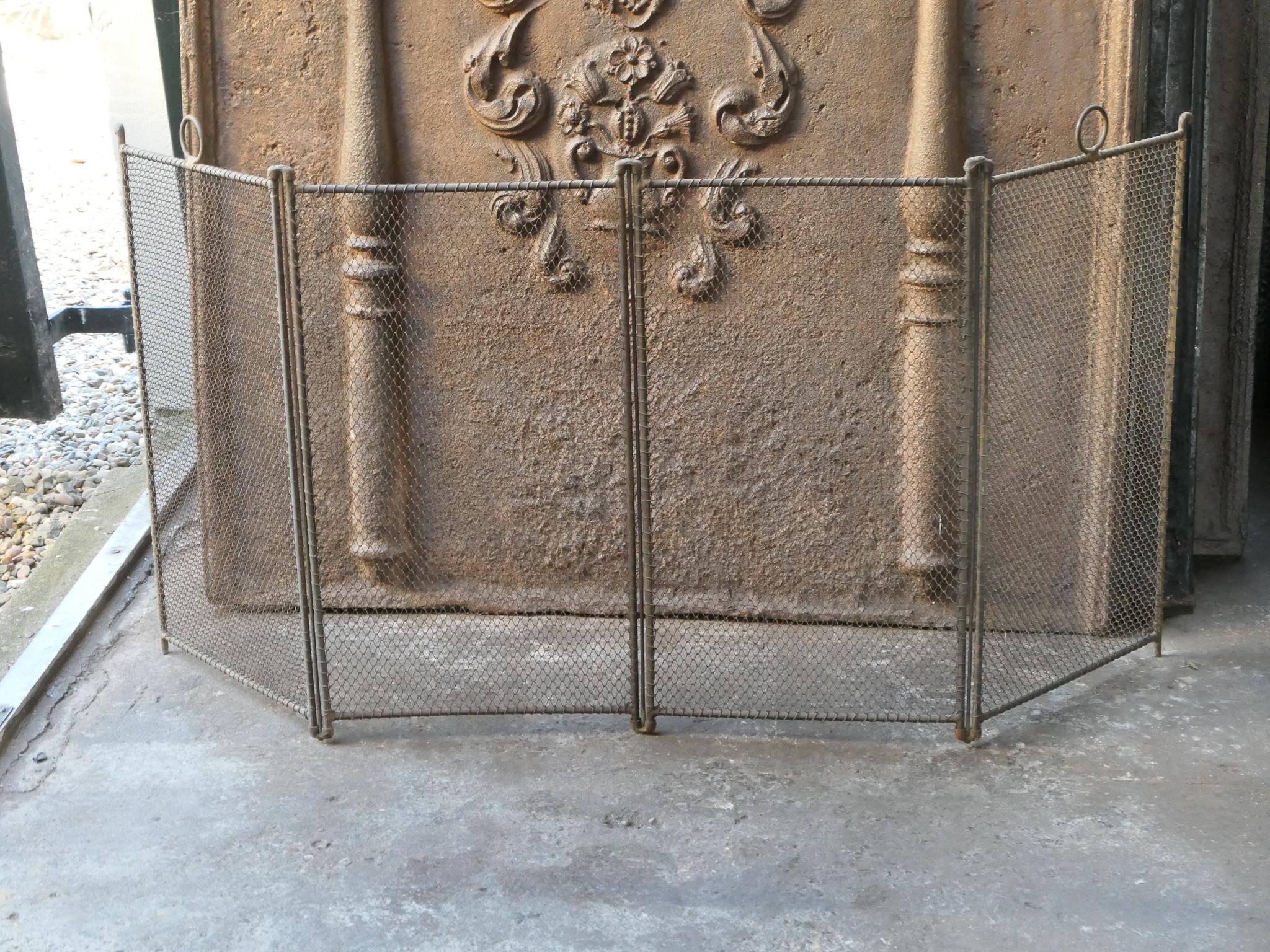 Antique French Napoleon III Fireplace Screen or Fire Screen, 19th Century 3