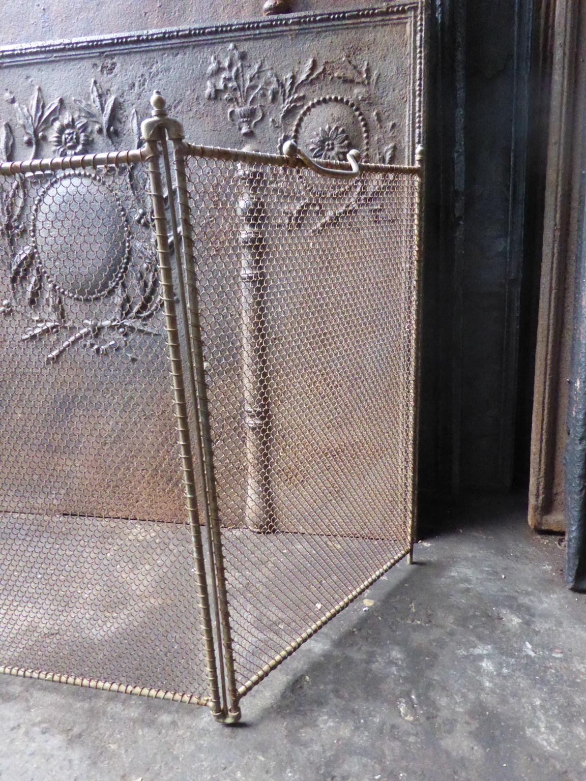Antique French Napoleon III Fireplace Screen or Fire Screen, 19th Century 4
