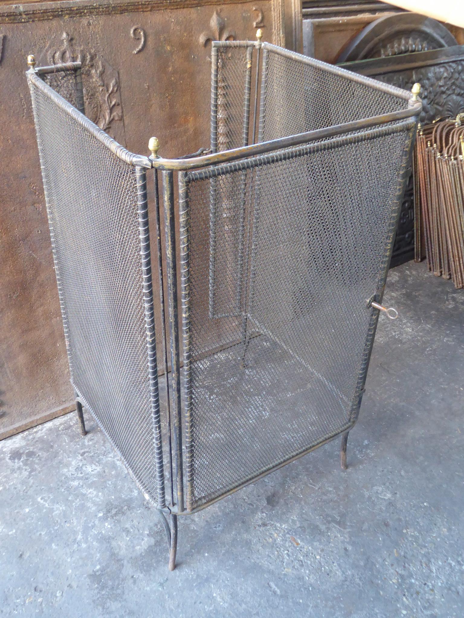 Antique French Napoleon III Fireplace Screen or Fire Screen, 19th Century For Sale 4