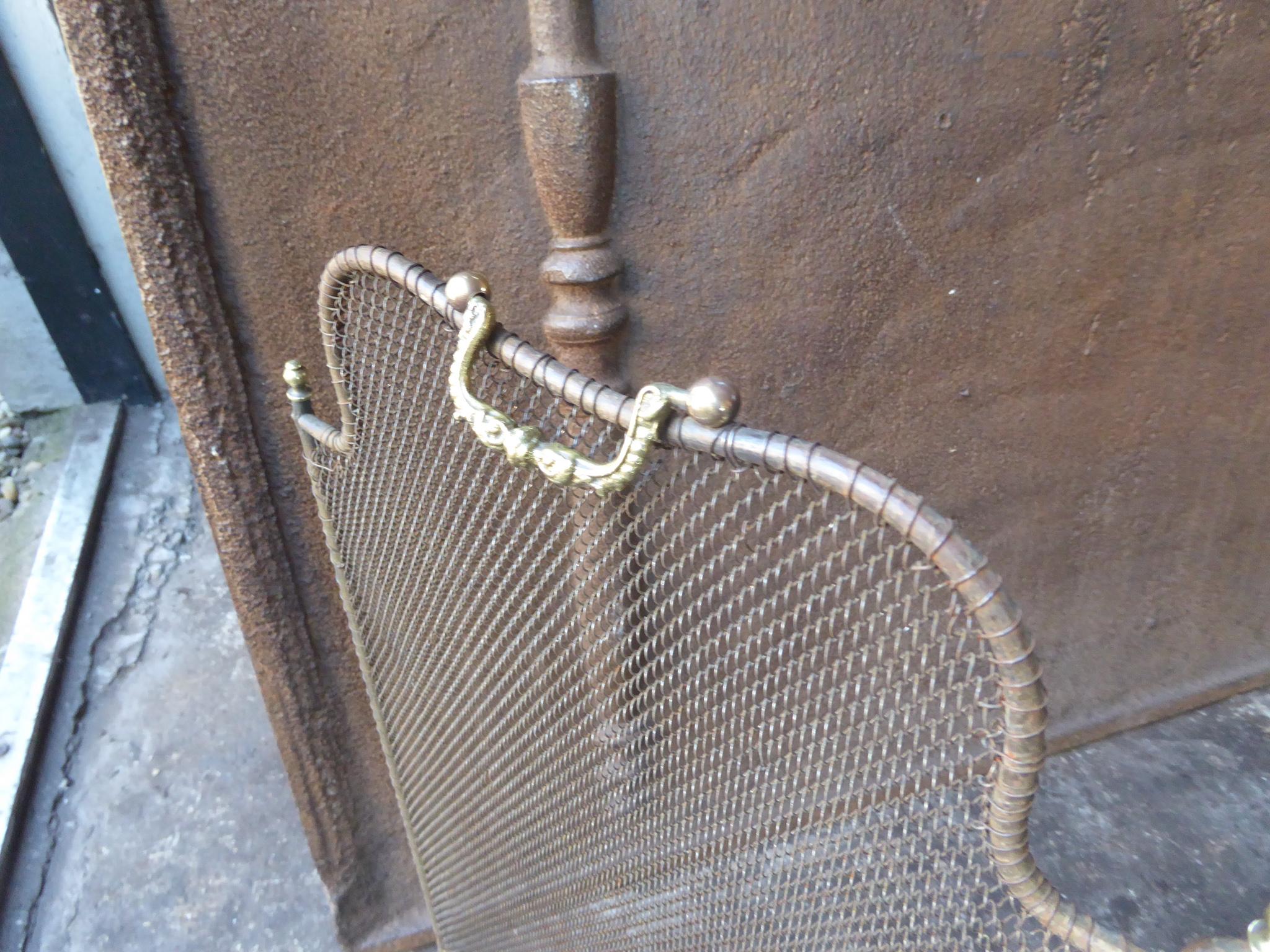 Antique French Napoleon III Fireplace Screen or Fire Screen, 19th Century 4