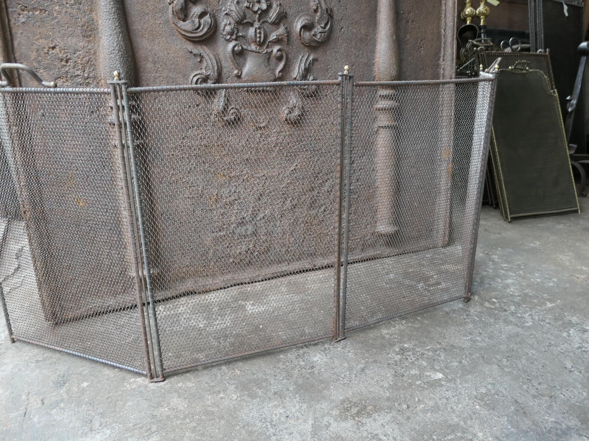 Antique French Napoleon III Fireplace Screen or Fire Screen, 19th Century For Sale 4