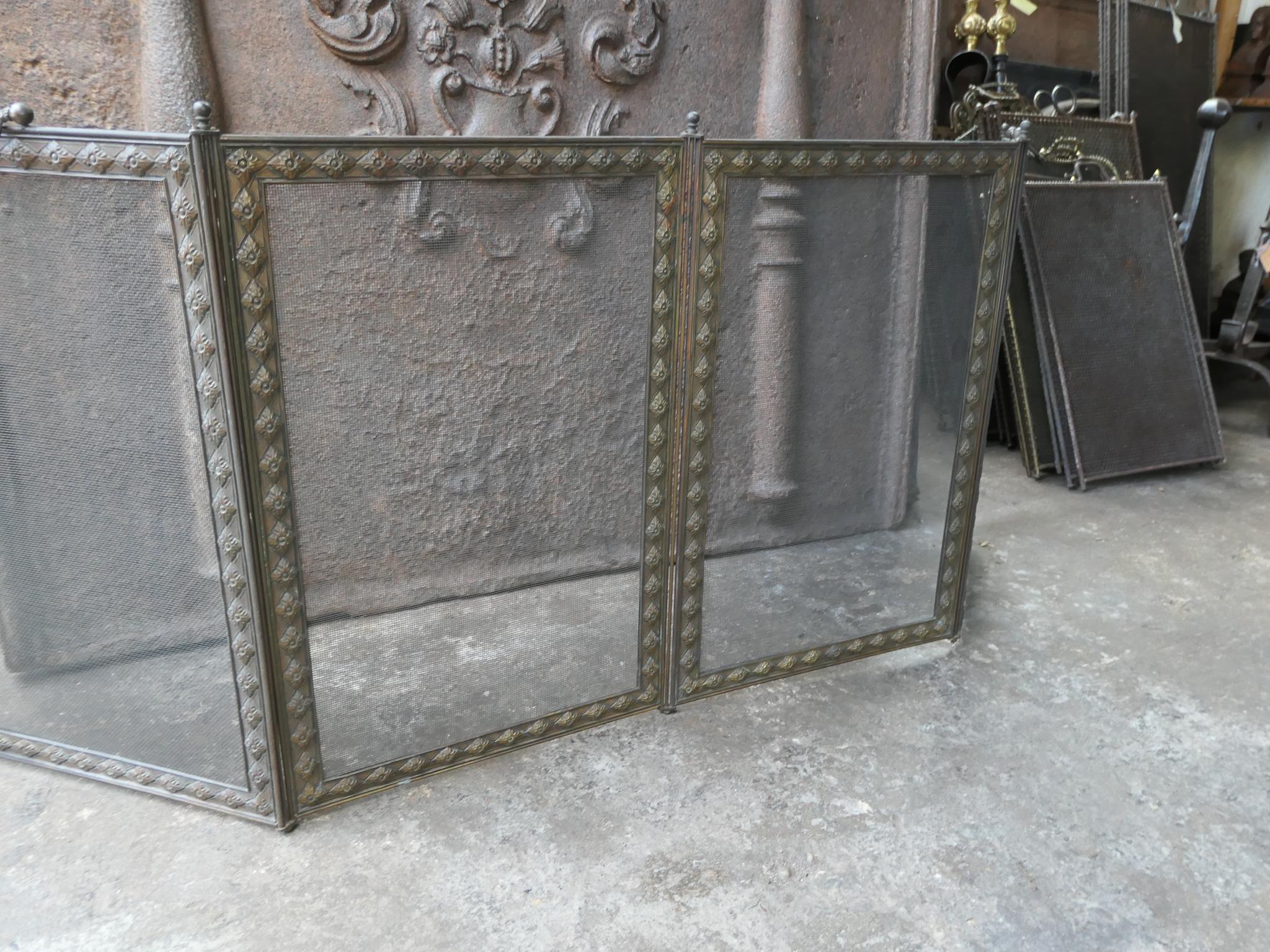 Antique French Napoleon III Fireplace Screen or Fire Screen, 19th Century 4