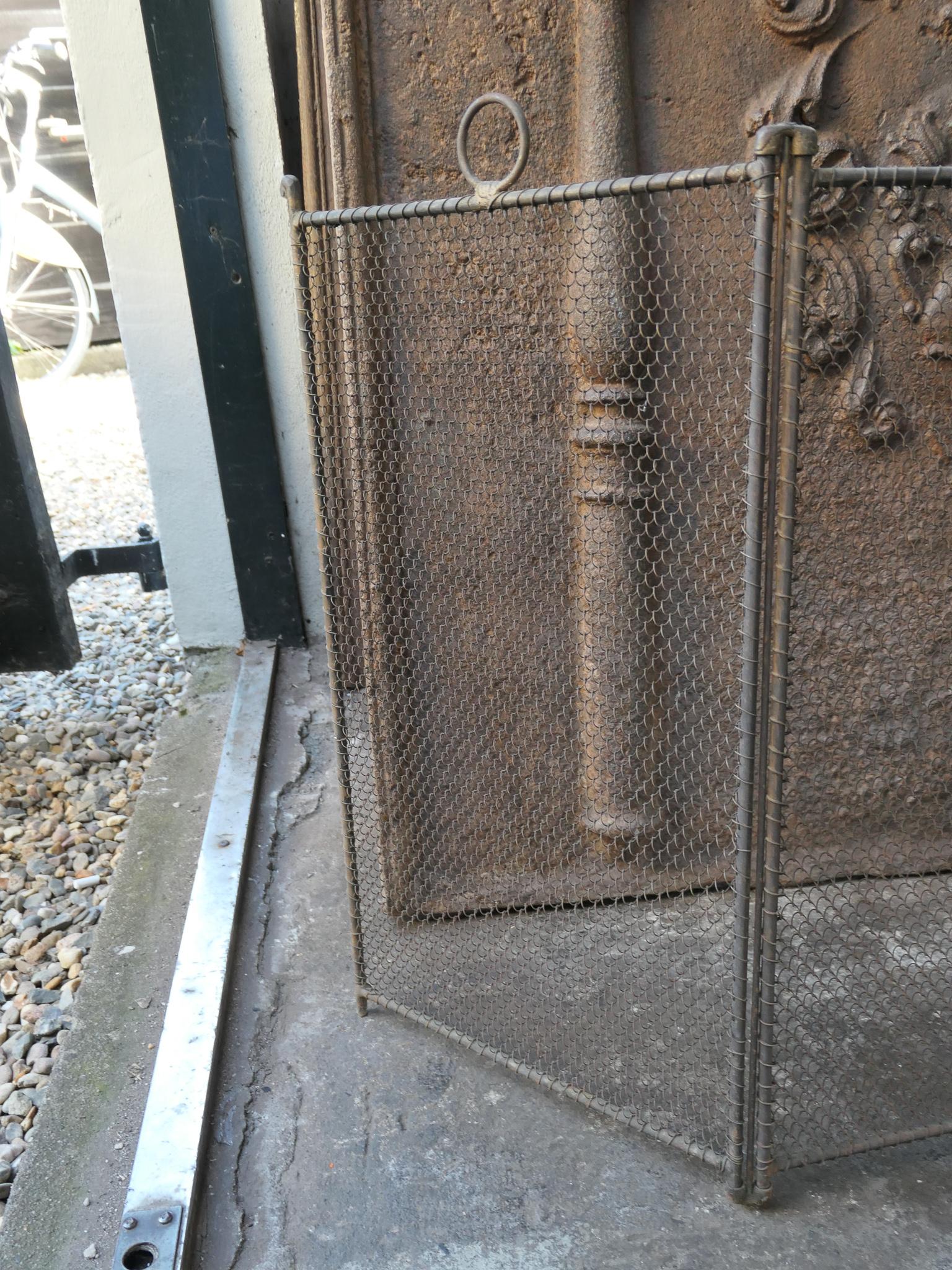 Antique French Napoleon III Fireplace Screen or Fire Screen, 19th Century 4