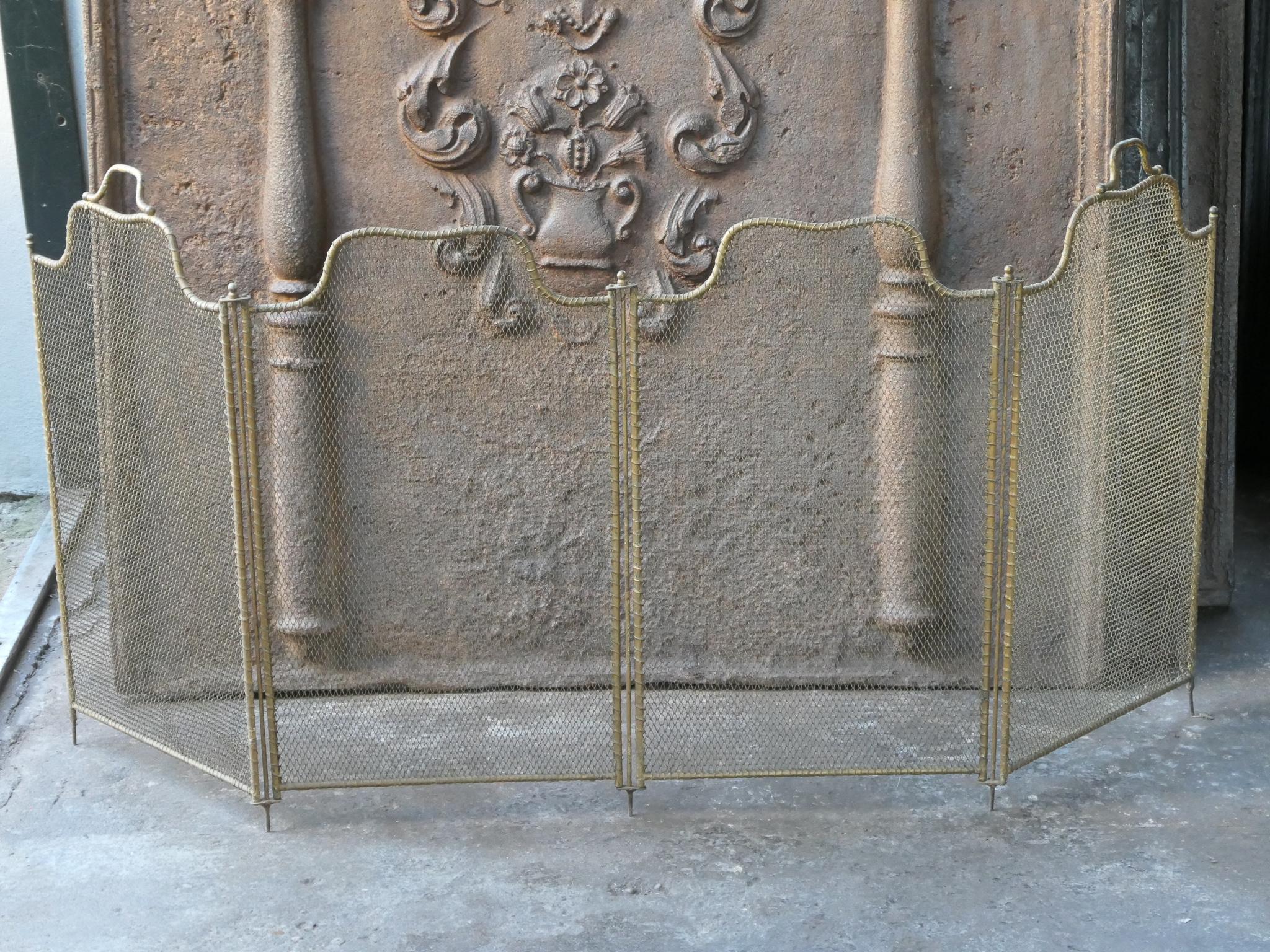Antique French Napoleon III Fireplace Screen or Fire Screen, 19th Century 4