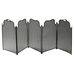 Antique French Napoleon III Fireplace Screen or Fire Screen, 19th Century Antique French Napoleon III Fireplace Screen or Fire Screen, 19th Century