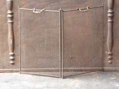 Antique French Napoleon III Fireplace Screen or Fire Screen