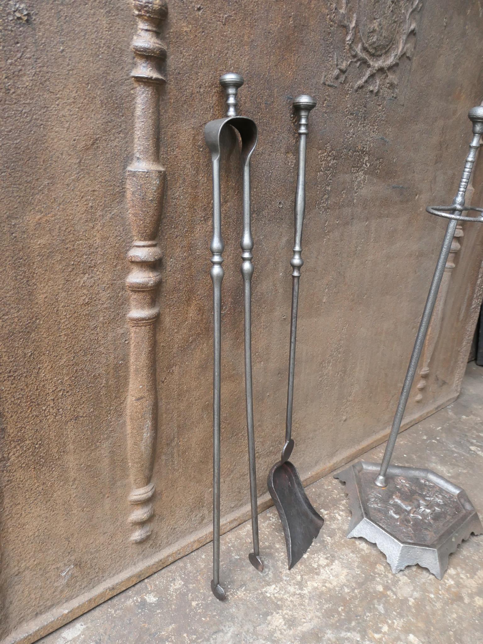 Anciens outils de cheminée Napoléon III, 19e siècle en vente 6