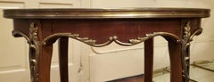Antique French Napoleon III Tavolo Occasionale in Mogano e Ormolu
