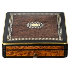 Antique French Napoleon III Marquetry Box