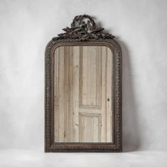 Antique French Napoleon III Mirror in the Louis XVI Style with Lovebirds