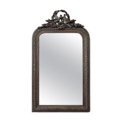 Antique French Napoleon III Mirror in the Louis XVI Style with Lovebirds