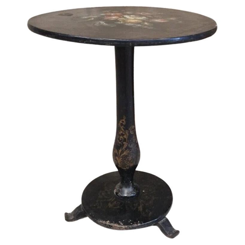 Antique French Napoleon III Pedestal Table 