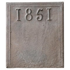Antique French Napoleon III Period Fireback / Backsplash, 19th Century