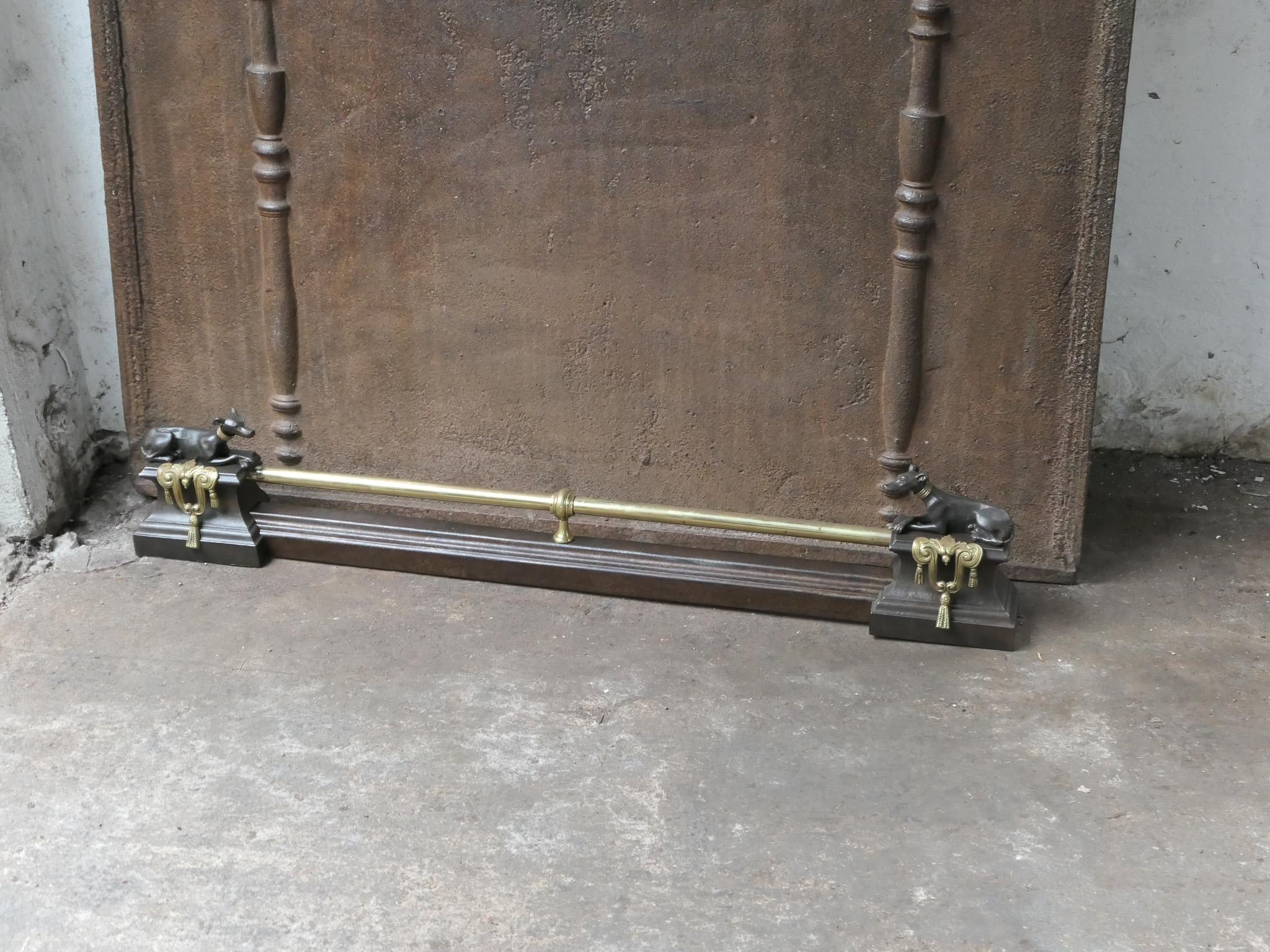 Antique French Napoleon III Period Fireplace Fender, XIX secolo In condizioni buone in vendita a Soest, NL