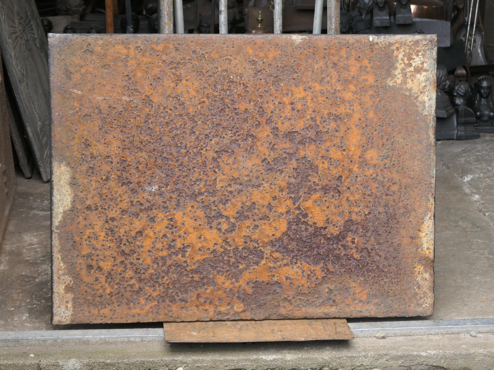 Antique French Napoleon III 'Pillars of Freedom' Fireback / Backsplash For Sale 6