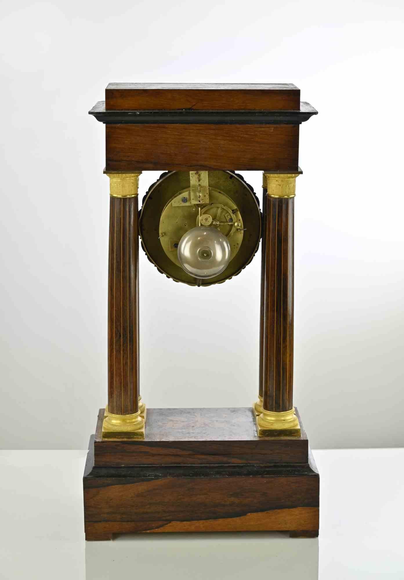 Antique French Napoleon III Portico Clock, XIX secolo In condizioni buone in vendita a Roma, IT