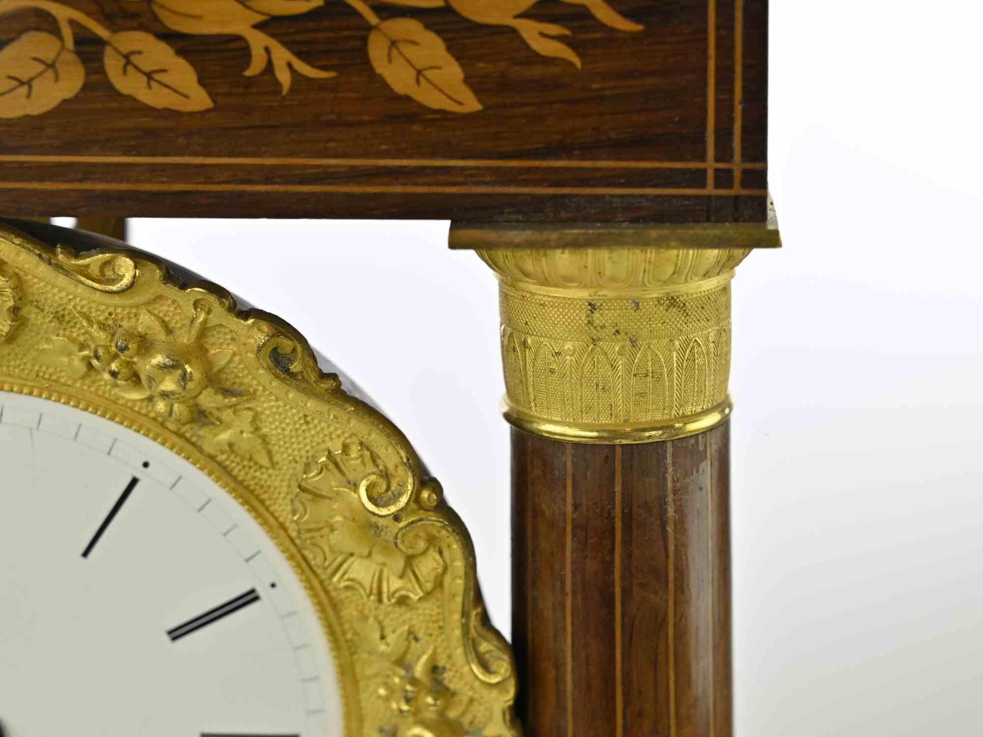 Antique French Napoleon III Portico Clock, XIX secolo in vendita 2
