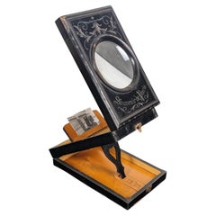 Antique French Napoleon III Stereo Graphoscope Looking Glass Photo Magnifier