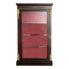 Antique French Napoleon III Vitrine After Renovation, 1860