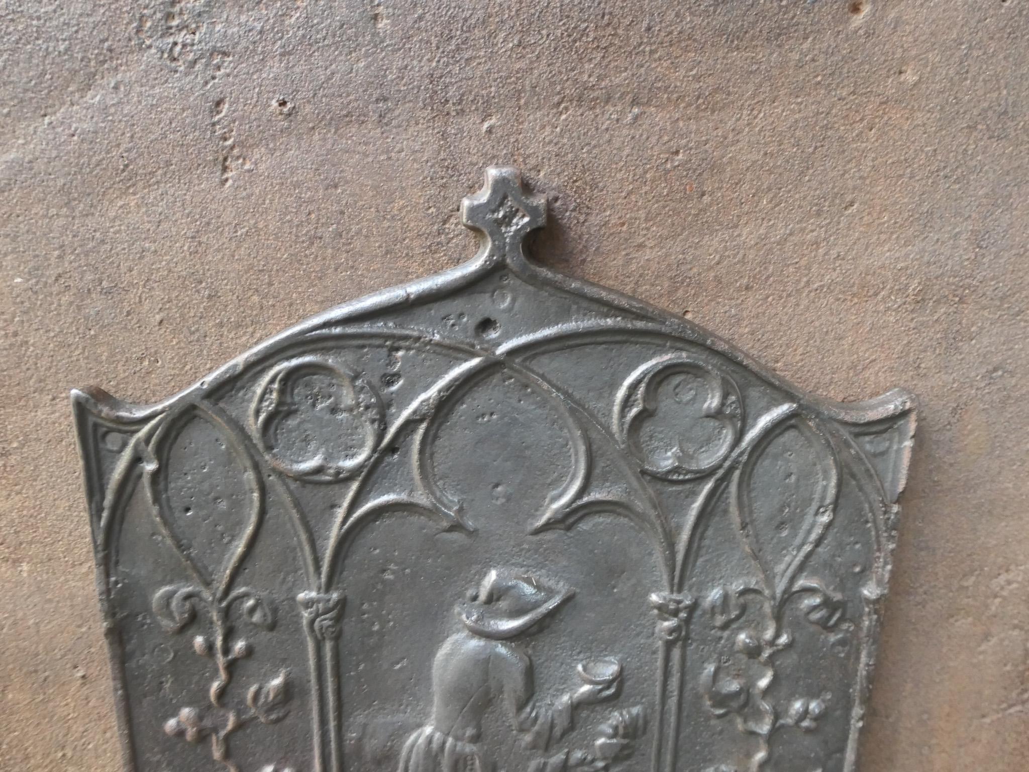 Antiker französischer Napoleon III.-Kaminschirm „Frau“ aus der Zeit Napoleons III., 19. Jahrhundert im Angebot 2