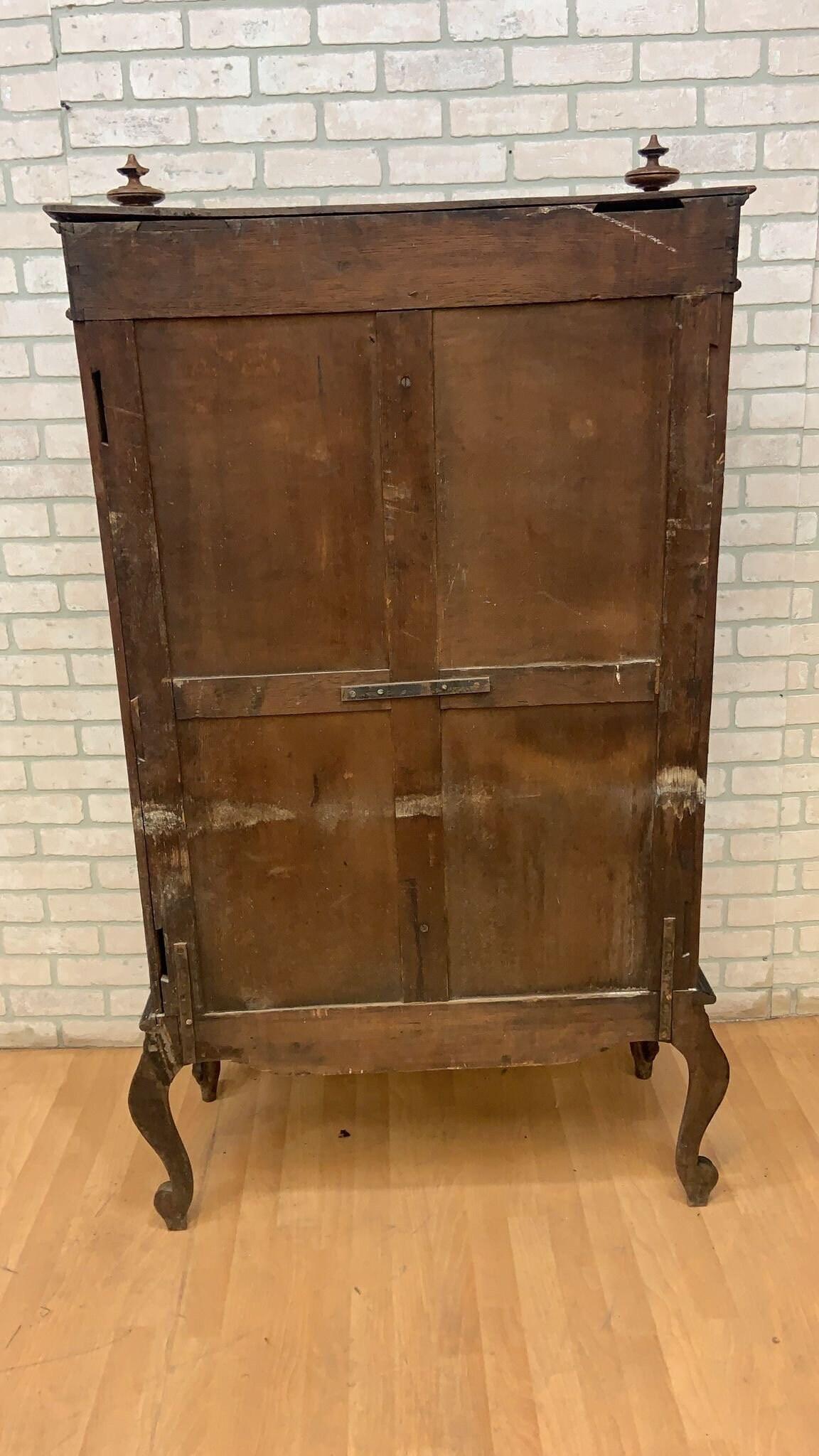 Métal Ancienne armoire à dossiers à 13 tiroirs à côté verrouillé Napoléon français en vente